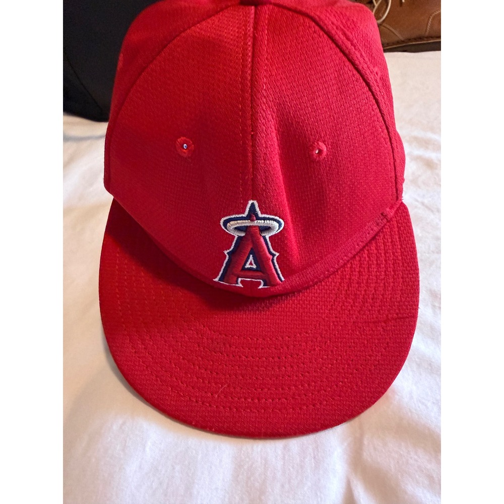 OC Sports Los Angeles Angels MLB Baseball Cap Red Mesh Adjustable Hat OSFM